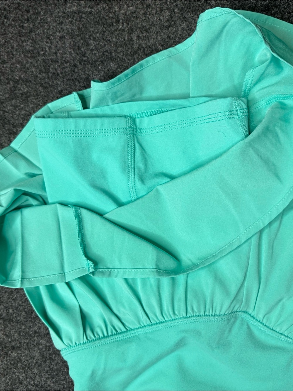 New XS JoyLab High-Waist Aqua mint Flared Women’s Shorts - Picture 4 of 5
